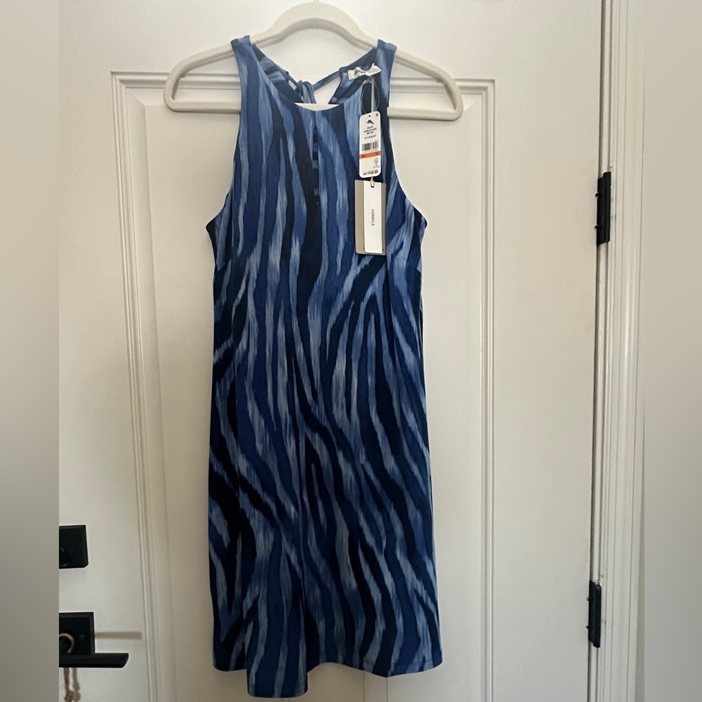 Tommy Bahama beautiful blue dress. New with tags.